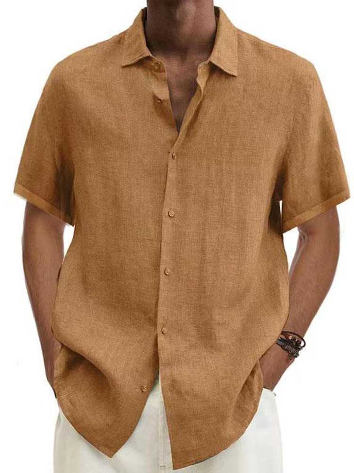 Chemise Décontractée à Manches Courtes pour Hommes | Eté