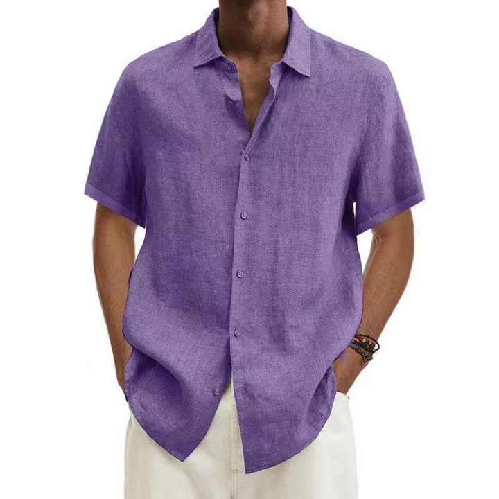 Chemise Décontractée à Manches Courtes pour Hommes | Eté