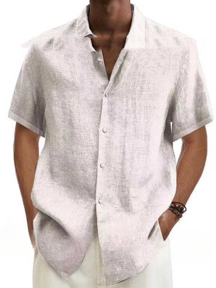 Chemise Décontractée à Manches Courtes pour Hommes | Eté