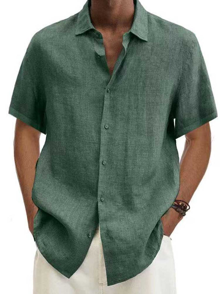 Chemise Décontractée à Manches Courtes pour Hommes | Eté