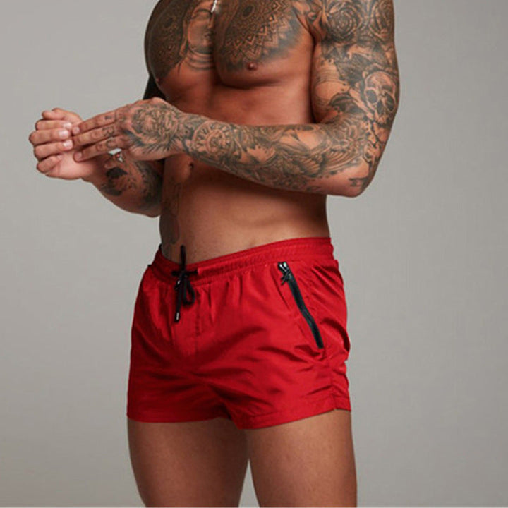 Short de bain homme coupe courte – Minimaliste, ajusté, séchage rapide pour plage et piscine