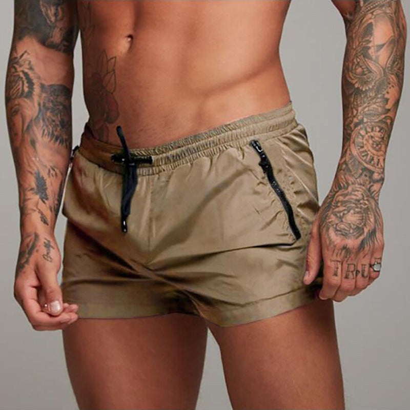 Short de bain homme coupe courte – Minimaliste, ajusté, séchage rapide pour plage et piscine