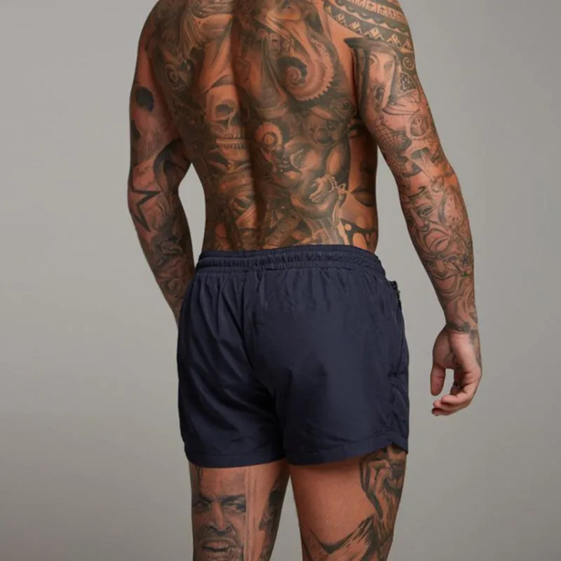 Short de bain homme coupe courte – Minimaliste, ajusté, séchage rapide pour plage et piscine