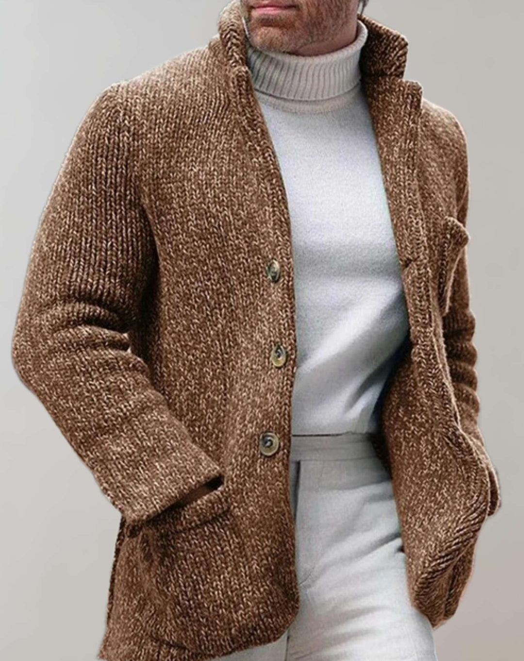 Julien – Gilet da uomo con bottoni, stile casual ed elegante