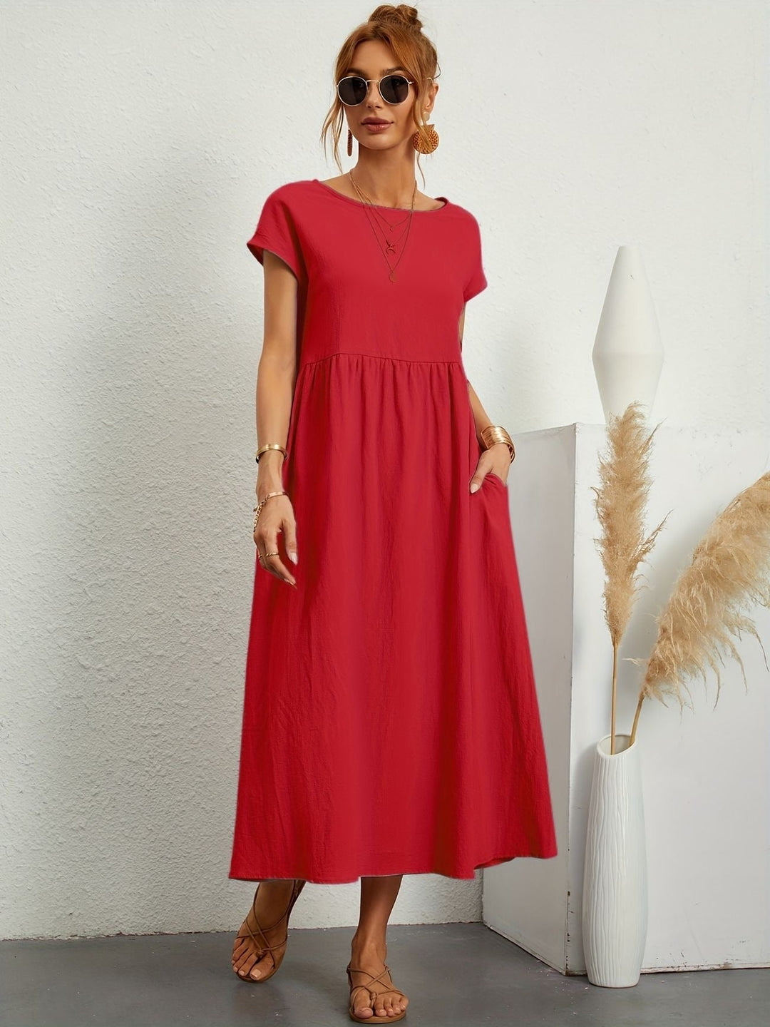 Chiara | Vestito da tempo libero scollato