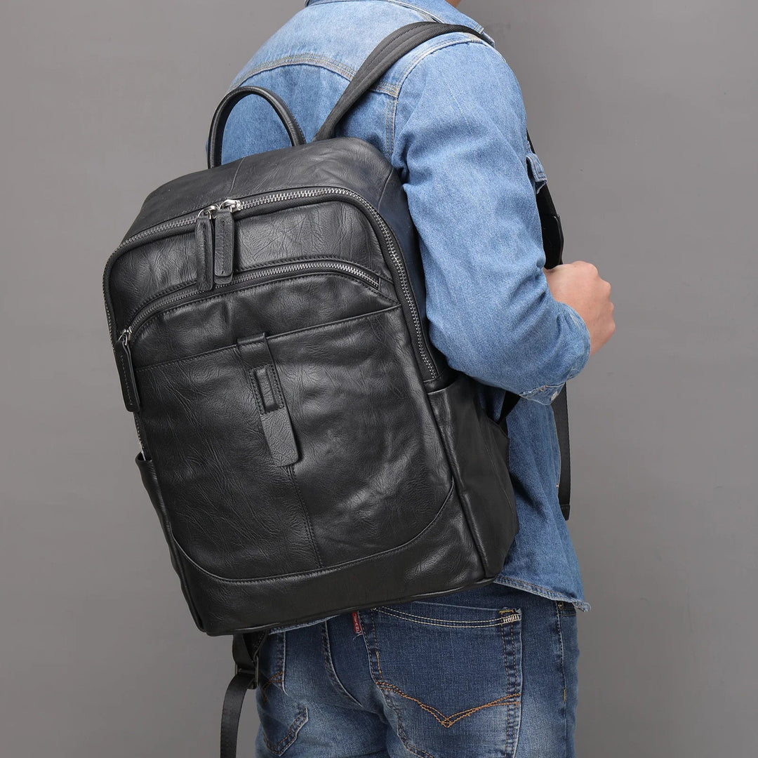 Echter Leder-Rucksack Blaine – Eleganz und Funktionalität für jeden Anlass