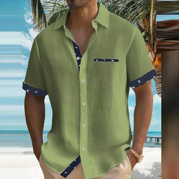 Messiah | Charmante chemise d'été au tissu léger et au design brise de mer