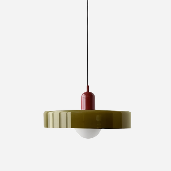 Modern colored glass pendant light - Designer lighting for elegant interiors