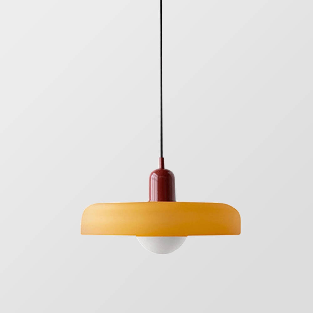 Modern colored glass pendant light - Designer lighting for elegant interiors