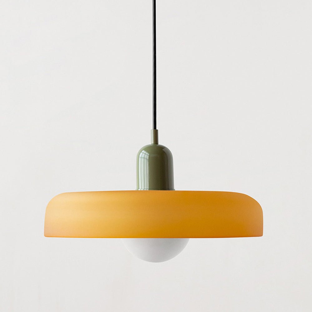 Modern colored glass pendant light - Designer lighting for elegant interiors
