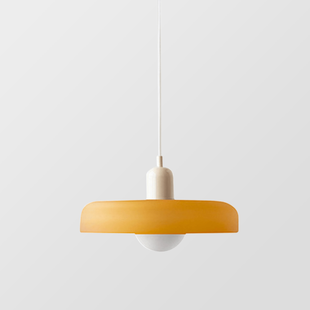 Modern colored glass pendant light - Designer lighting for elegant interiors