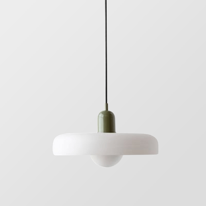Modern colored glass pendant light - Designer lighting for elegant interiors