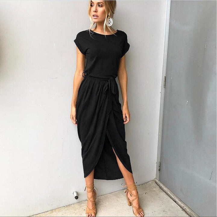 Legeres und elegantes Kurzarmkleid