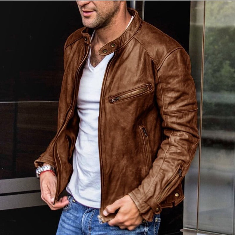 Veste en cuir élégante - Zacharie