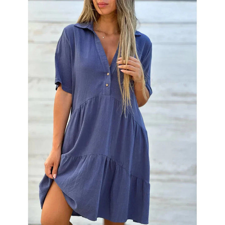 Sommerkleid mit Knöpfen