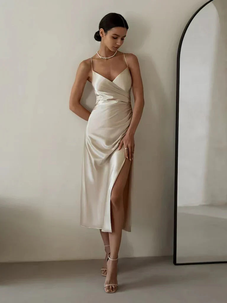 Robe en satin - Gaia