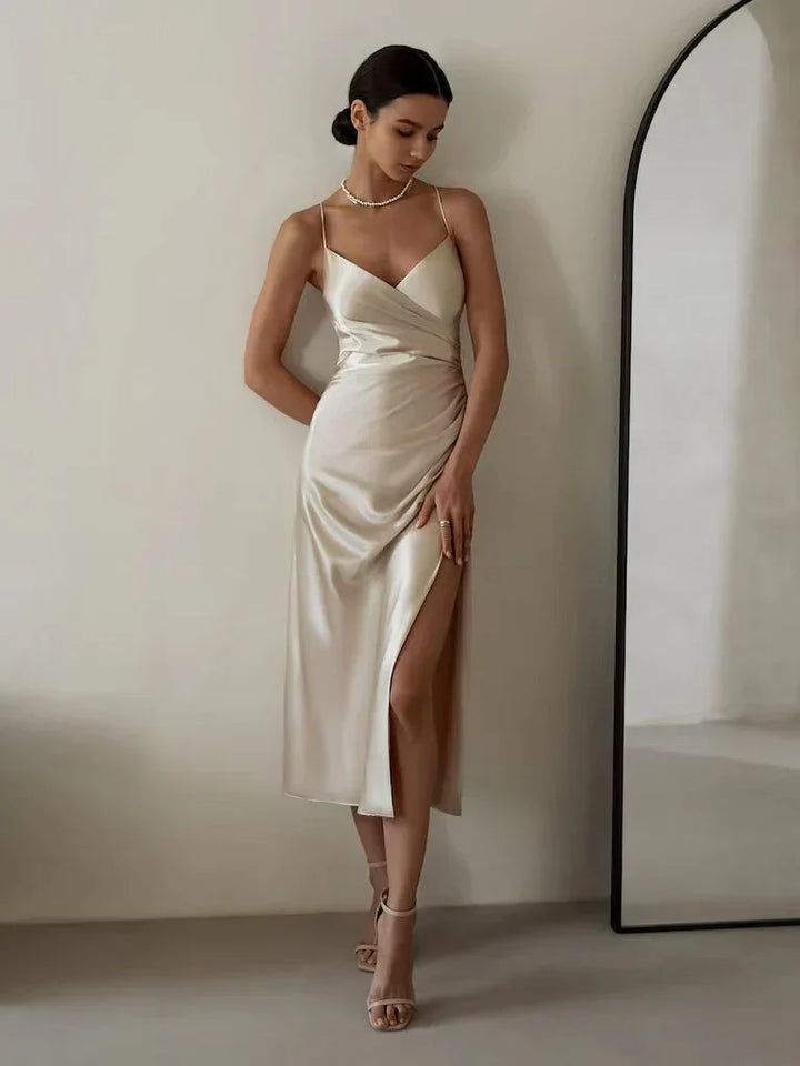 Robe en satin - Gaia