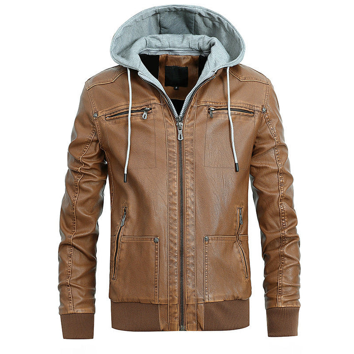 Veste en cuir pour homme pour l'hiver - Dennis