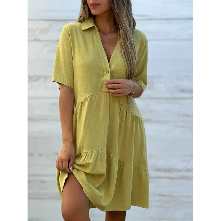 Sommerkleid mit Knöpfen