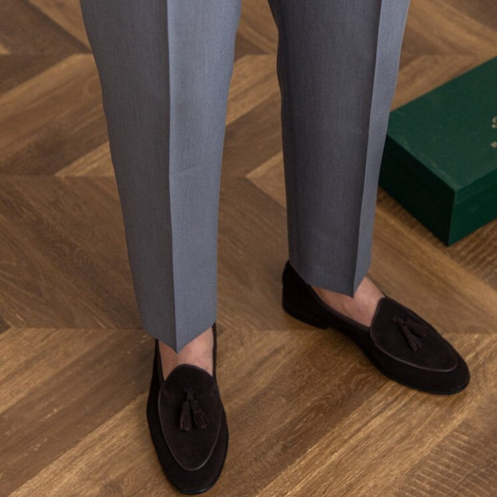 Epikouros | Pantaloni alla moda con fibbia per uomo