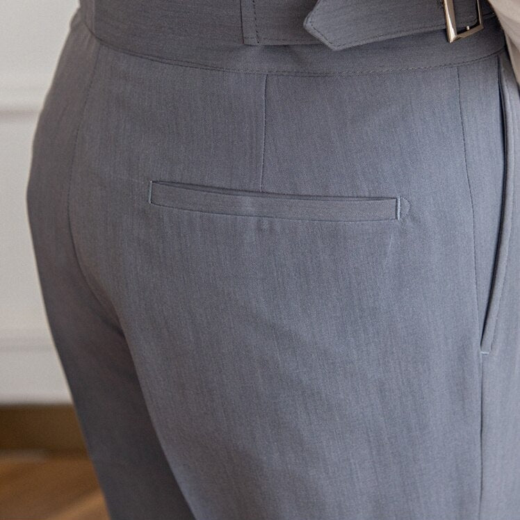 Epikouros | Pantaloni alla moda con fibbia per uomo