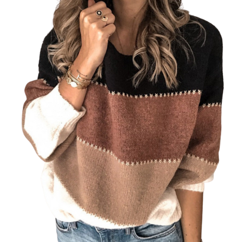 Pull chaud imprimé - Yasmina