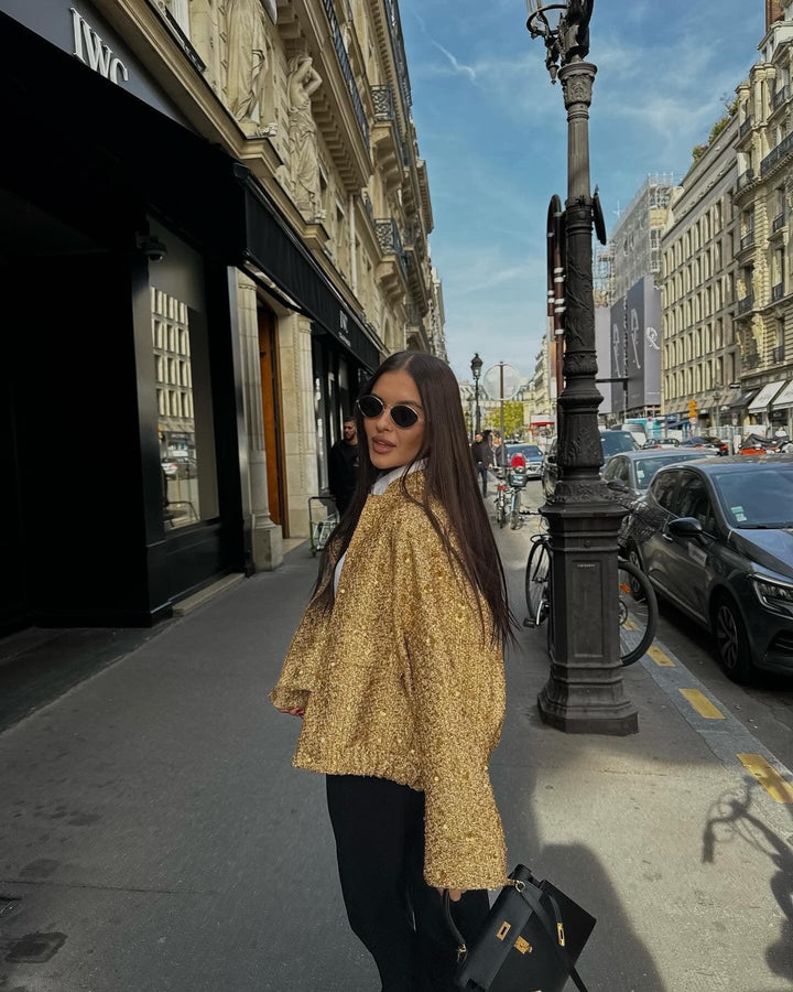 Aelith - Veste ornée de broderies en sequins