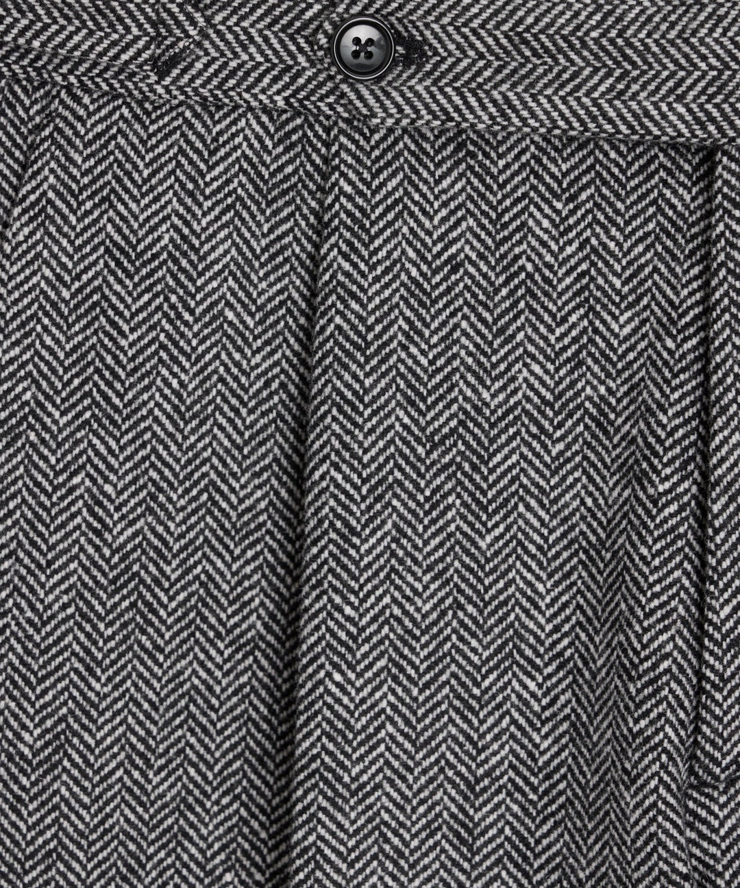 Mansur | Men's grey Donegal wool trousers
