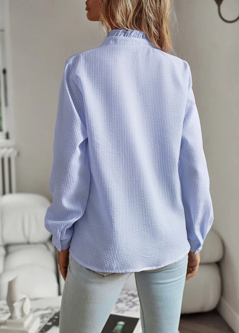 Elisabetta | camicia elegante con polsini progettata a maniche lunghe