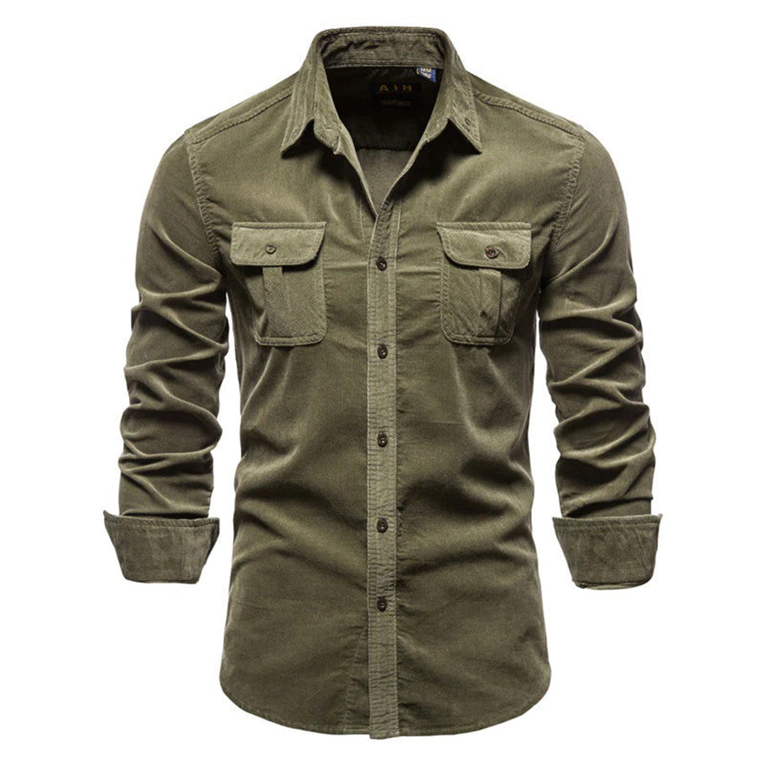 Sacha - Chemise décontractée en velours côtelé