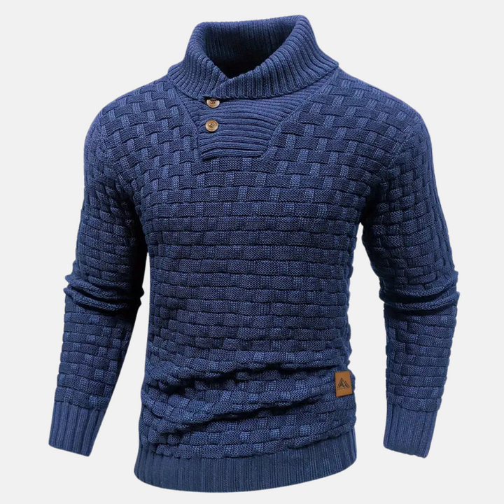 Romain – Maglione essenziale in maglia per uomo, morbido e versatile per tutti i giorni