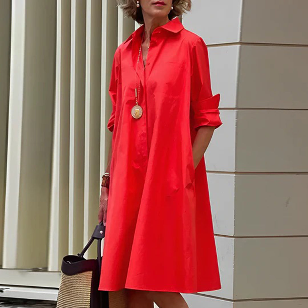Elegantes Frühlingskleid für Damen - Bequem, leicht und raffiniert, perfekt für alle Gelegenheiten