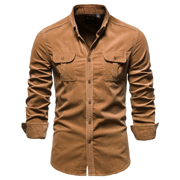 Linie | Elegantes Hemd mit Knöpfen für Herren