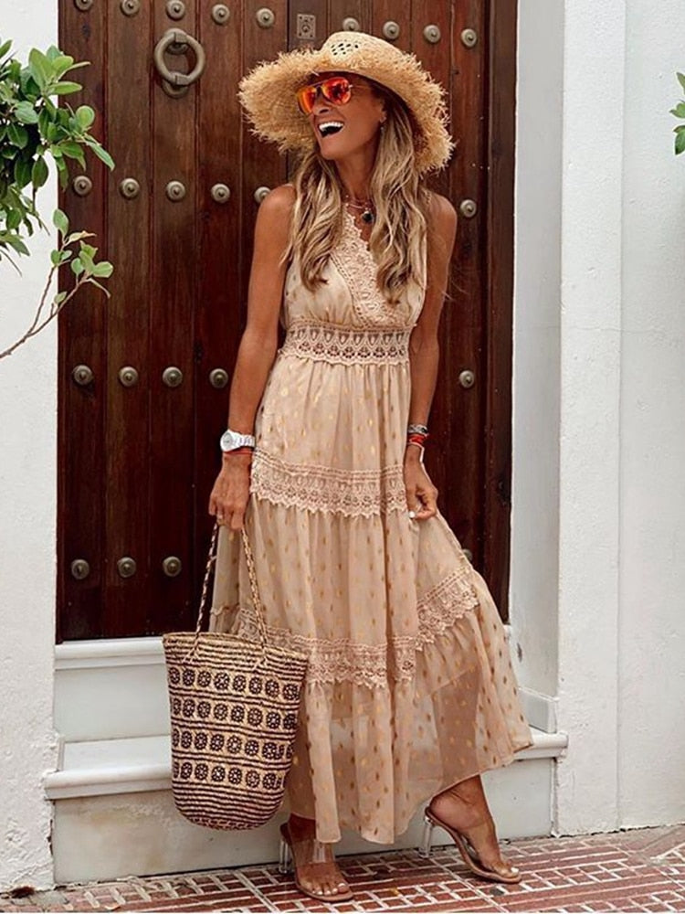 Robe Jazzy – Élégance Bohème Chic pour l'Été