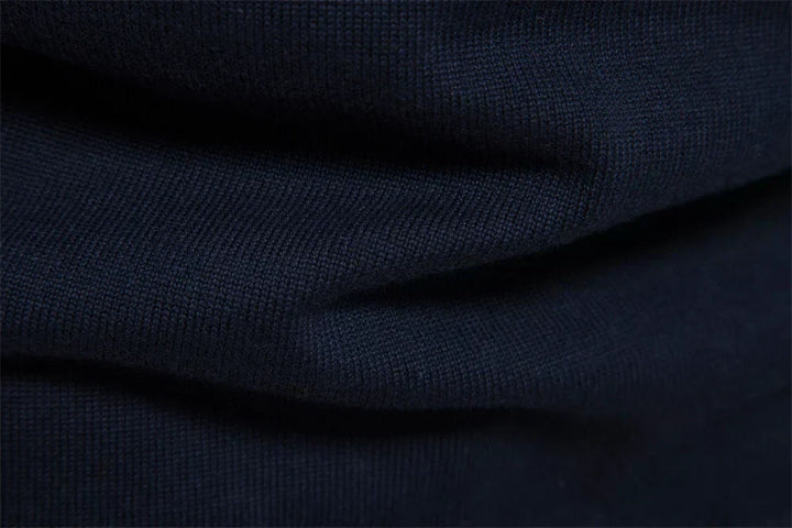 Gaspard – Pull ajusté pour hommes avec rayures et fermeture éclair, élégant et moderne