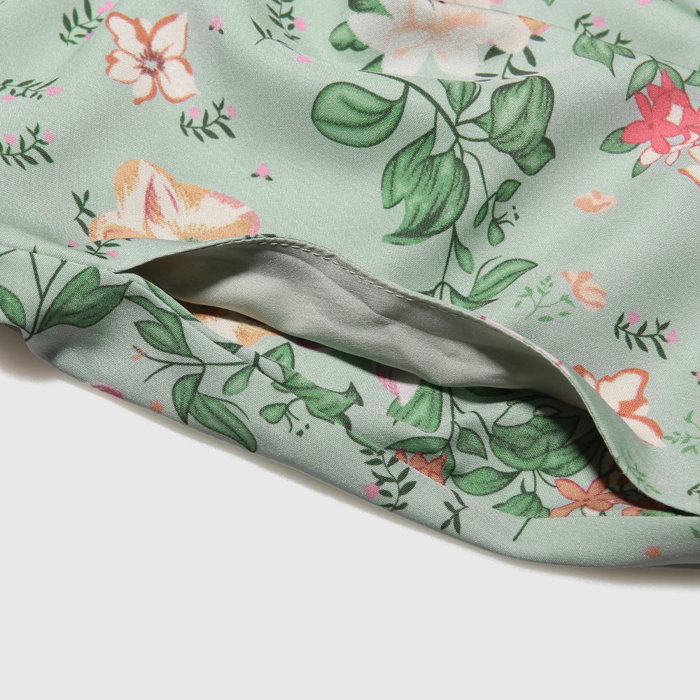 Aurora Vista - Robe corset de printemps d'été à fente haute pour femmes