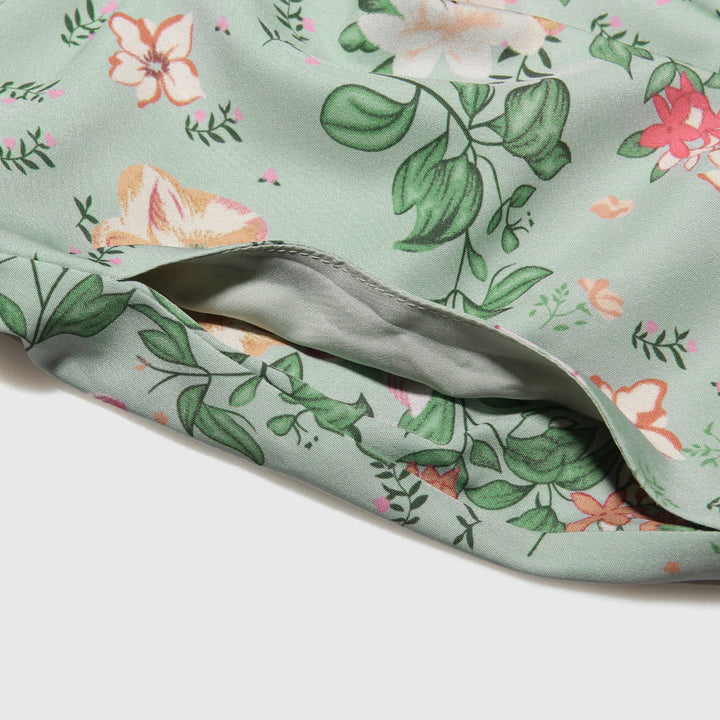 Aurora Vista - Robe corset de printemps d'été à fente haute pour femmes