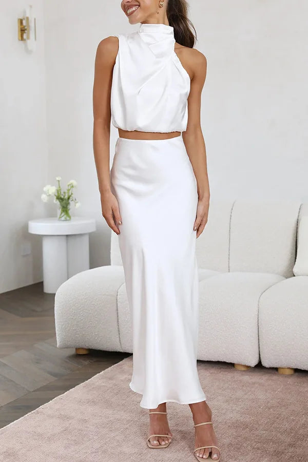 Julia - Robe de soirée en satin
