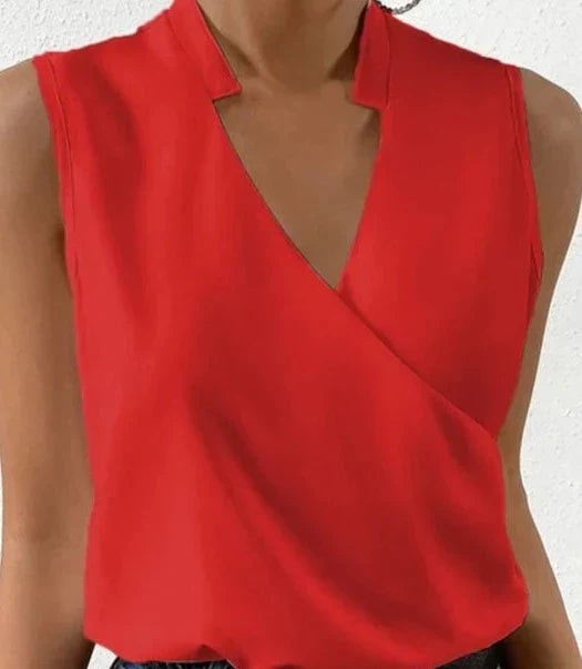 Lillia – Top Elegante Senza Maniche, Comfort e Stile Senza Tempo