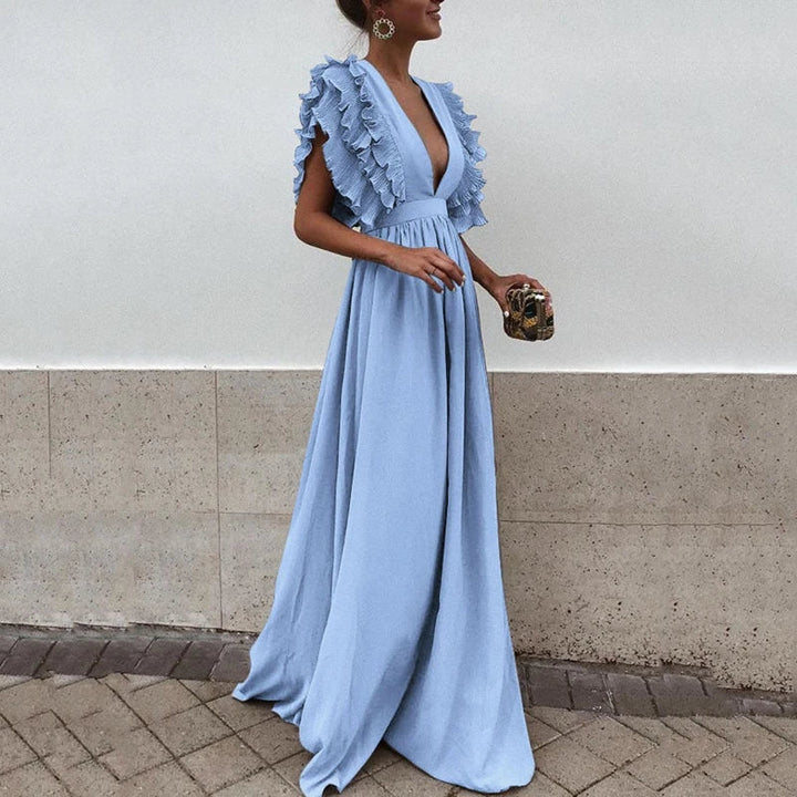 Kaylee | Vestito elegante con maniche arricciate