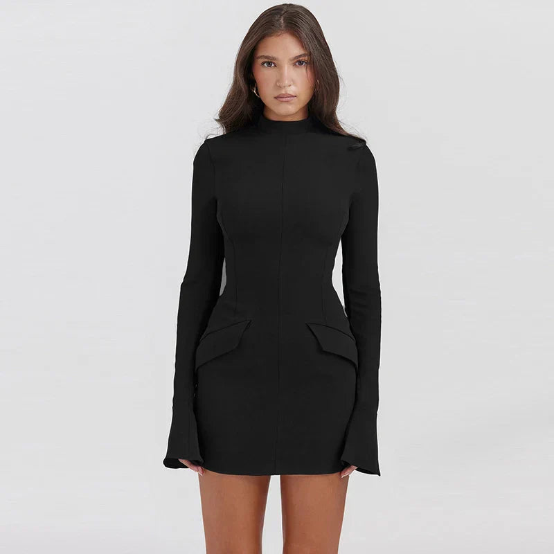 Megan – Bodycon mini-jurk met zakken