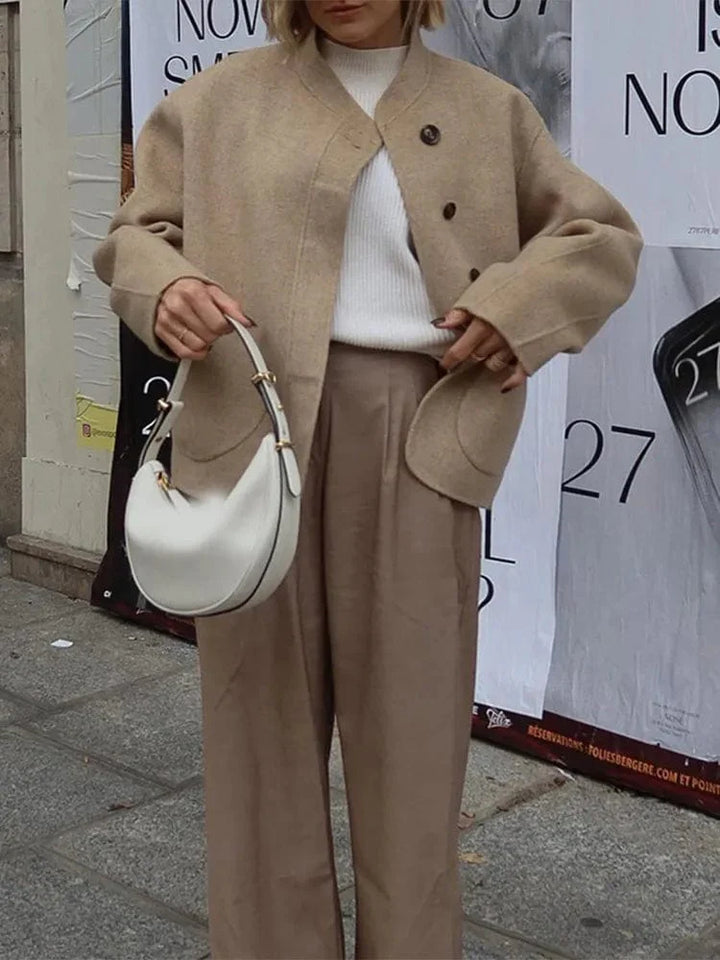 Izzy - Manteau ample en laine