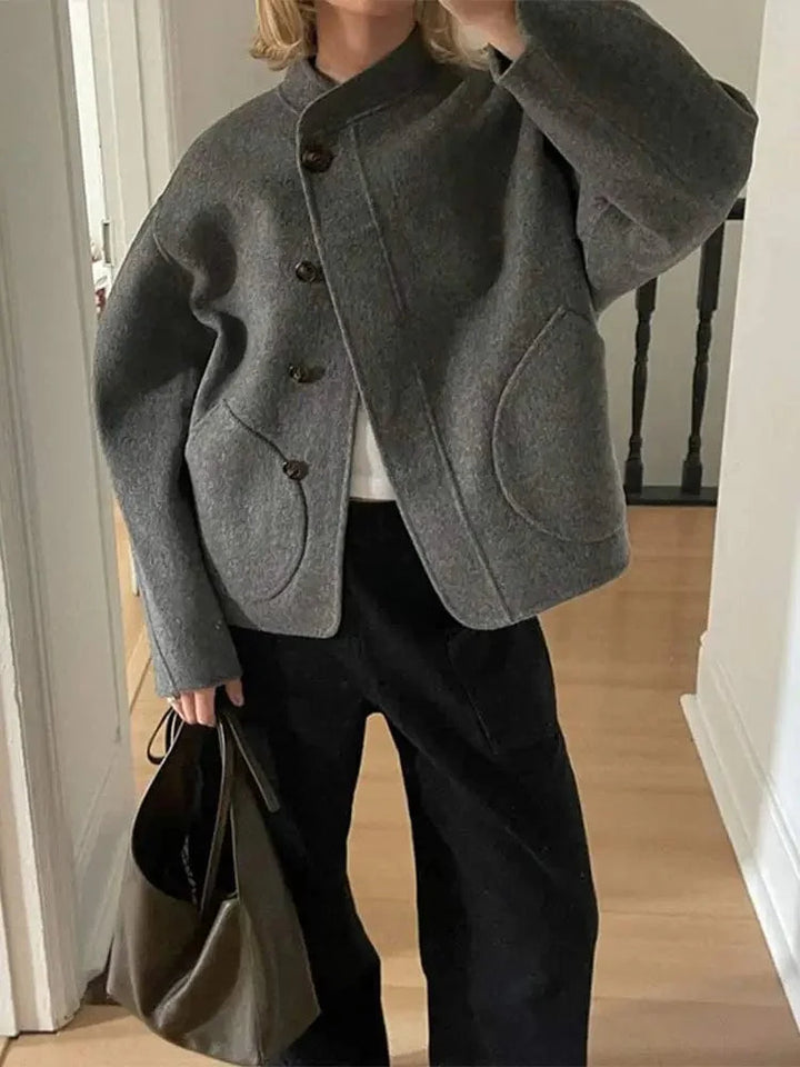 Izzy - Manteau ample en laine