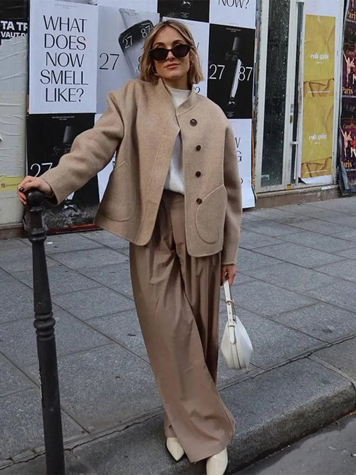 Izzy - Manteau ample en laine