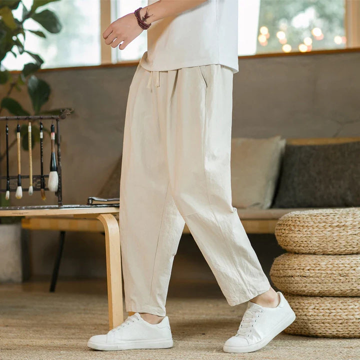 Pantalon ample en lin respirant - Alasdair
