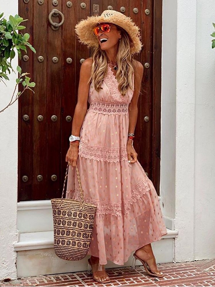 Robe Jazzy – Élégance Bohème Chic pour l'Été