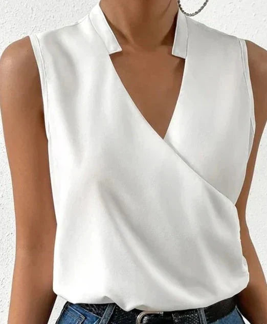 Lillia – Top Elegante Senza Maniche, Comfort e Stile Senza Tempo