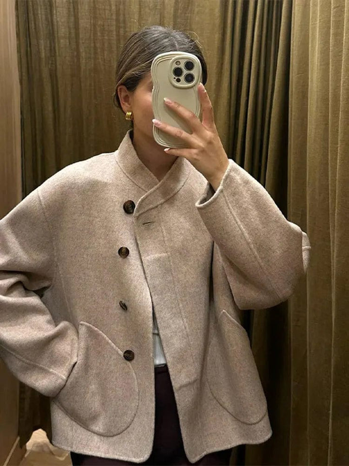 Izzy - Manteau ample en laine