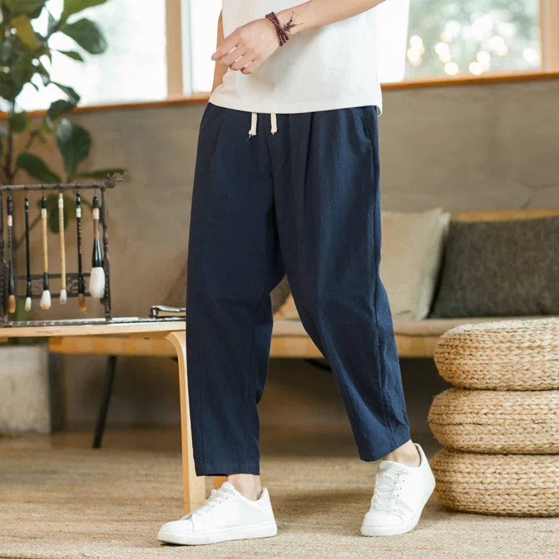 Pantalon ample en lin respirant - Alasdair