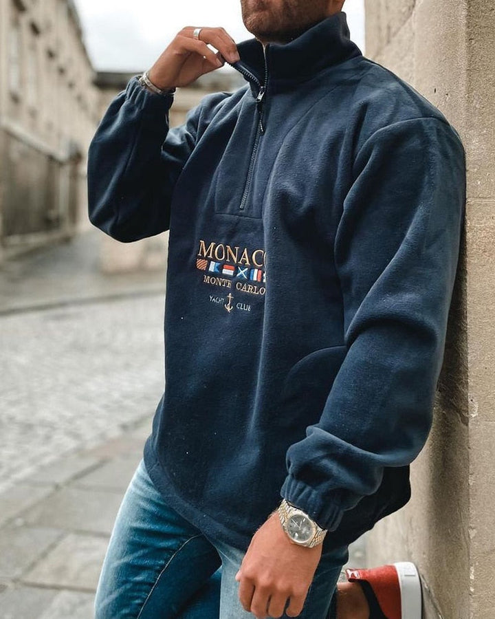 Monaco | Bluza męska z zamkiem